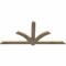 Ekena Millwork Redmond Rough Sawn Timber Gable Bracket, Douglas Fir, 72"W x 33"H x 2"D x 4"F, 11/12 Pitch GBW072X33X0204RED00RDF - alternate 2